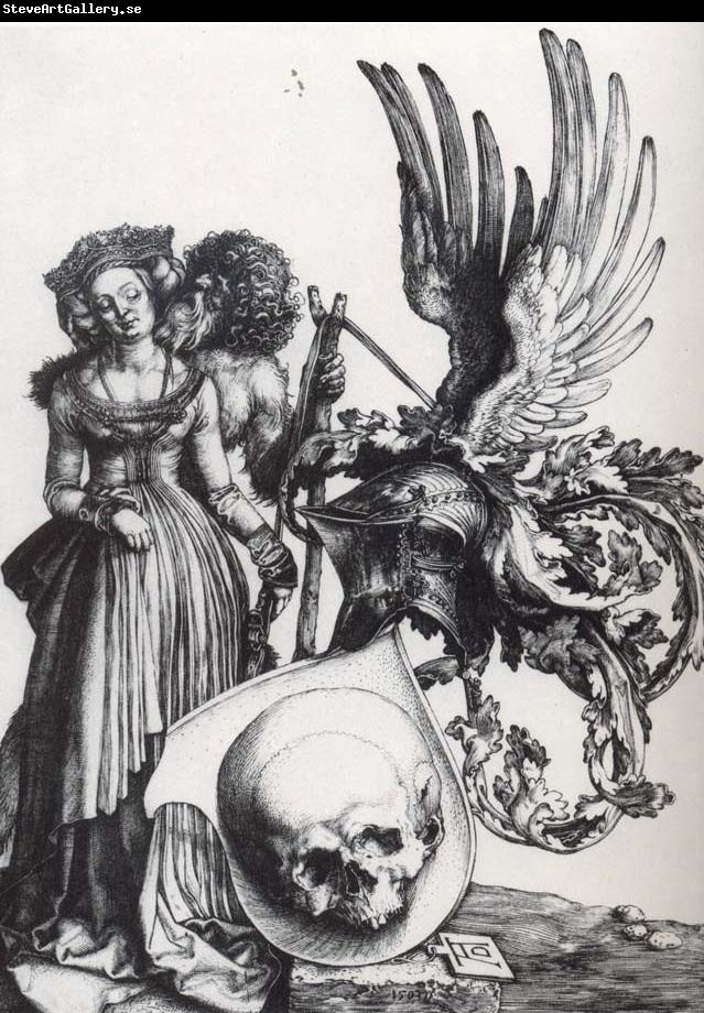 Albrecht Durer The Coat of Arms of Death